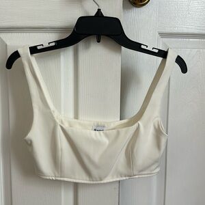 Cream crop top princess Polly